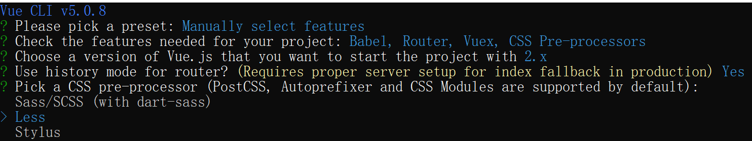 选择 CSS 预编译